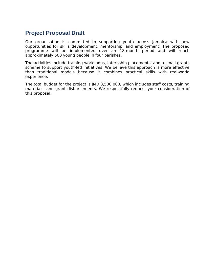 After — Proposal Draft Proofread